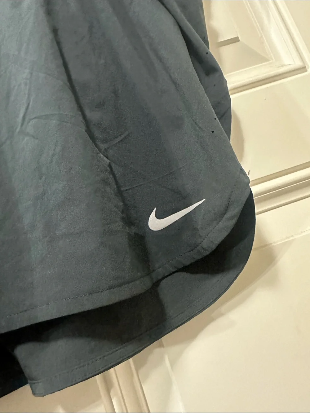 Nike Women's Black 2-in-1 Athletic Running Shorts 2x